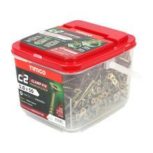 Load image into Gallery viewer, TIMCO C2 Clamp-Fix Multi-Purpose Premium Countersunk Gold Woodscrews,All Sizes
