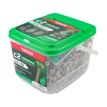 Load image into Gallery viewer, TIMCO C2 Strong-Fix Multi-Purpose Premium Countersunk Gold Woodscrews - 5.0 x 50 Tub OF 600 - 50050C2TUB
