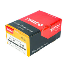 Load image into Gallery viewer, TIMCO Solo Countersunk Silver Woodscrews - 5.0 x 50 Box OF 200 - 50050SOLOZ
