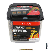 Load image into Gallery viewer, TIMCO Velocity Premium Multi-Use Countersunk Gold Woodscrews, All Sizes
