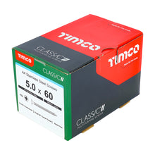 Load image into Gallery viewer, TIMCO Classic Multi-Purpose Countersunk A4 Stainless Steel Woodcrews - All Sizes
