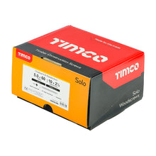 Load image into Gallery viewer, TIMCO Solo Countersunk Gold Woodscrews - 5.0 x 60 Box OF 1000 - 50060SOLOIND
