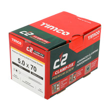 Load image into Gallery viewer, TIMCO C2 Clamp-Fix Multi-Purpose Premium Countersunk Gold Woodscrews,All Sizes
