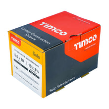 Load image into Gallery viewer, TIMCO Solo Countersunk Silver Woodscrews - 5.0 x 70 Box OF 200 - 50070SOLOZ

