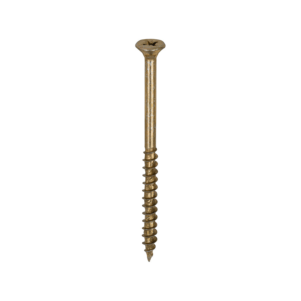 TIMCO Velocity Premium Multi-Use Countersunk Gold Woodscrews - 5.0 x 75 Box OF 200 - 50075VY
