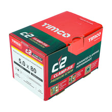 Load image into Gallery viewer, TIMCO C2 Clamp-Fix Multi-Purpose Premium Countersunk Gold Woodscrews,All Sizes
