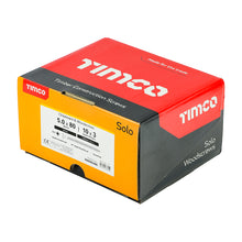 Load image into Gallery viewer, TIMCO Solo Countersunk Gold Woodscrews - 5.0 x 80 Box OF 1000 - 50080SOLOIND

