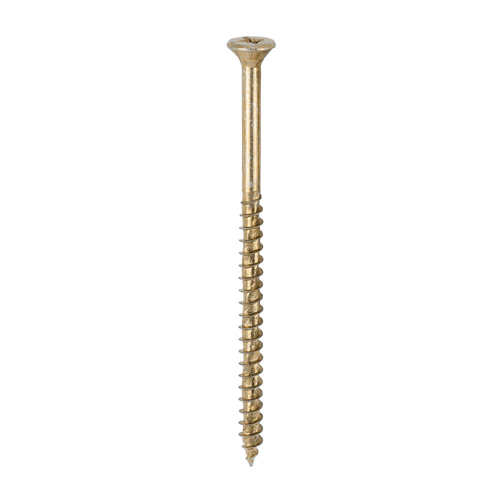TIMCO Velocity Premium Multi-Use Countersunk Gold Woodscrews - 5.0 x 90 Box OF 100 - 50090VY