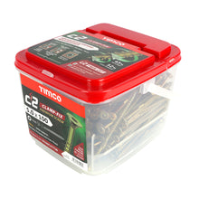 Load image into Gallery viewer, TIMCO C2 Clamp-Fix Multi-Purpose Premium Countersunk Gold Woodscrews - 5.0 x 100 Tub OF 300 - 50100C2CTUB
