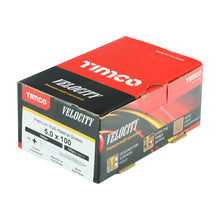 Load image into Gallery viewer, TIMCO Velocity Premium Multi-Use Countersunk Gold Woodscrews - 5.0 x 100 Box OF 100 - 50100VY
