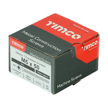 Load image into Gallery viewer, TIMCO Machine Countersunk Silver Screws - M5 x 50 Box OF 100 - 5050CPM
