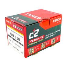 Load image into Gallery viewer, TIMCO C2 Clamp-Fix Multi-Purpose Premium Countersunk Gold Woodscrews,All Sizes
