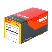 Load image into Gallery viewer, TIMCO Solo Countersunk Gold Woodscrews - 6.0 x 70 Box OF 200 - 60070SOLOC
