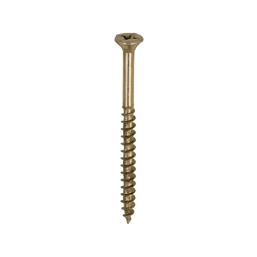 TIMCO Velocity Premium Multi-Use Countersunk Gold Woodscrews - 6.0 x 80 Box OF 200 - 60080VY