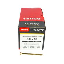 Load image into Gallery viewer, TIMCO Velocity Premium Multi-Use Countersunk Gold Woodscrews - 3.0 x 16 Box OF 200 - 30016VY
