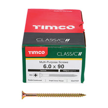 Load image into Gallery viewer, TIMCO Classic Multi-Purpose Countersunk Gold Woodscrews - All Sizes
