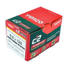 Load image into Gallery viewer, TIMCO C2 Clamp-Fix Multi-Purpose Premium Countersunk Gold Woodscrews,All Sizes
