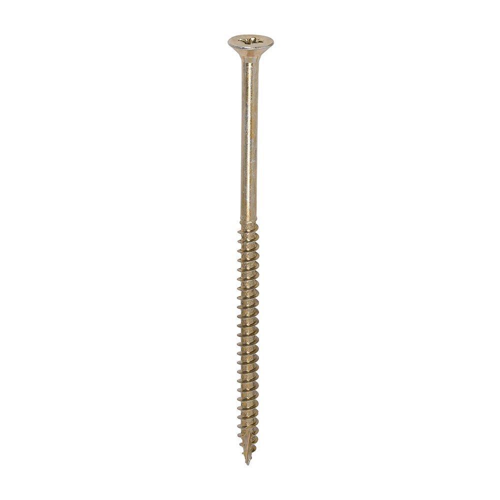 TIMCO Classic Multi-Purpose Countersunk Gold Woodscrews - 6.0 x 120 Box OF 100 - 60120CLAF