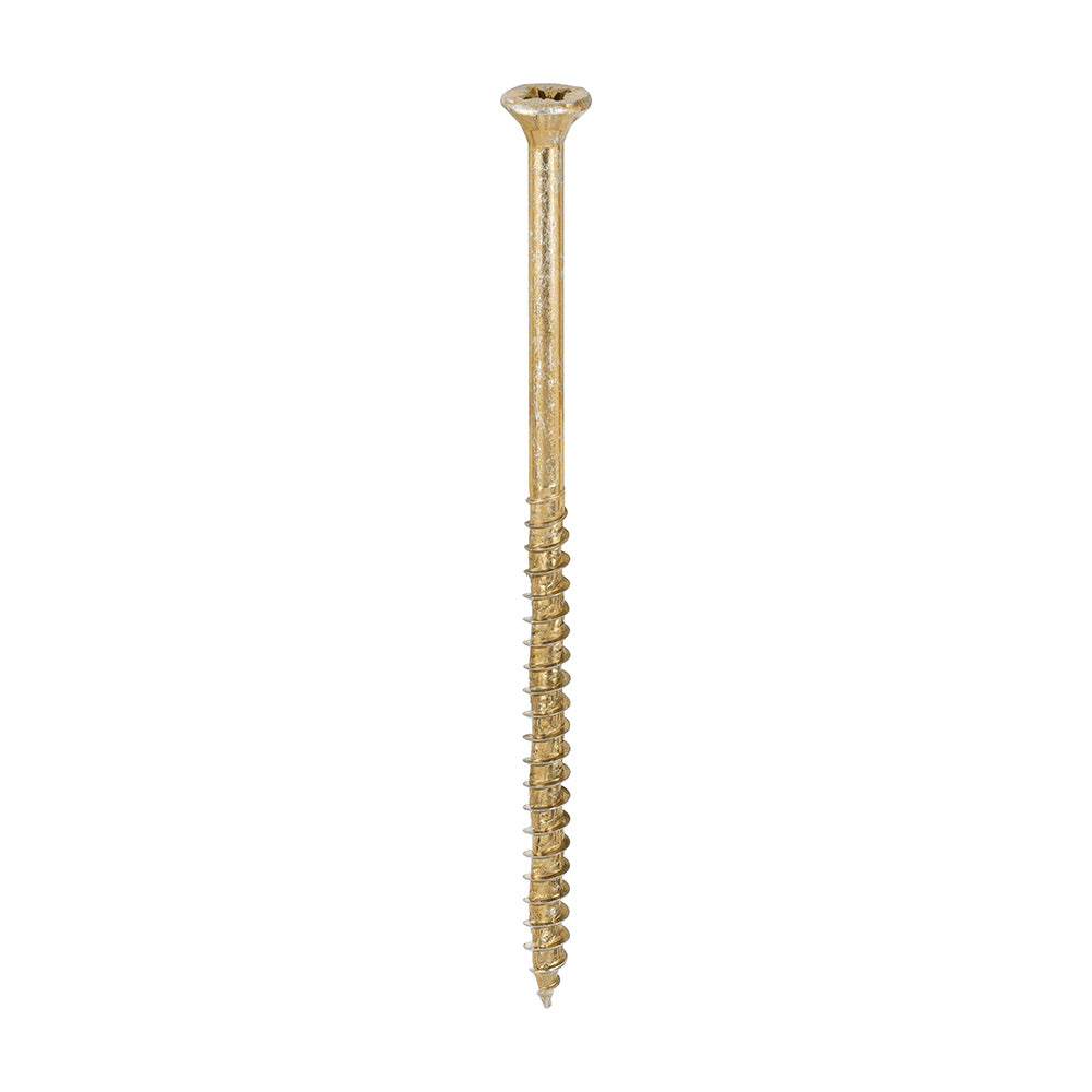 TIMCO Velocity Premium Multi-Use Countersunk Gold Woodscrews - 6.0 x 120 Box OF 100 - 60120VY