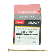 Load image into Gallery viewer, TIMCO Velocity Premium Multi-Use Countersunk Gold Woodscrews - 3.0 x 16 Box OF 200 - 30016VY

