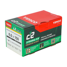 Load image into Gallery viewer, TIMCO C2 Strong-Fix Multi-Purpose Premium Countersunk Gold Woodscrews - 6.0 x 150 Box OF 100 - 60150C2
