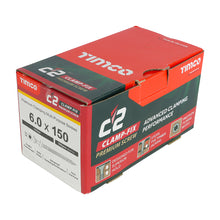 Load image into Gallery viewer, TIMCO C2 Clamp-Fix Multi-Purpose Premium Countersunk Gold Woodscrews,All Sizes
