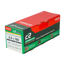 Load image into Gallery viewer, TIMCO C2 Strong-Fix Multi-Purpose Premium Countersunk Gold Woodscrews - 6.0 x 180 Box OF 100 - 60180C2
