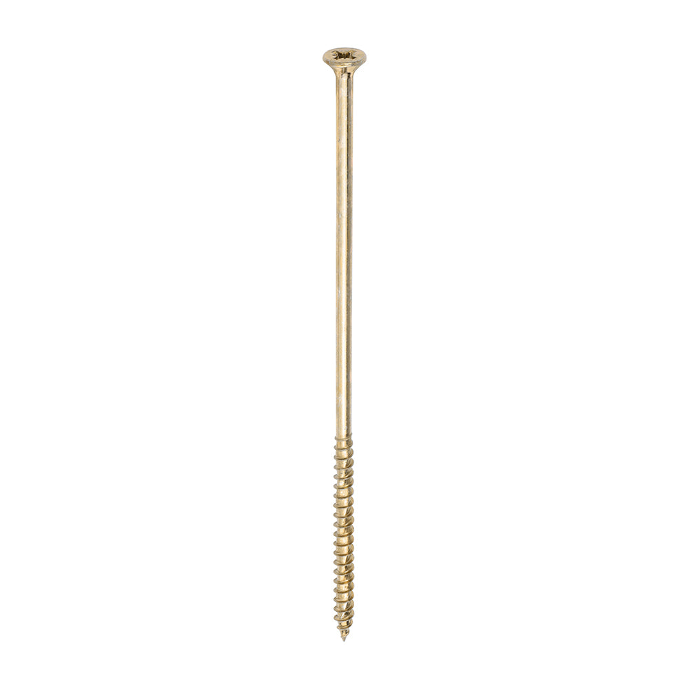 TIMCO Velocity Premium Multi-Use Countersunk Gold Woodscrews - 6.0 x 180 Box OF 100 - 60180VY