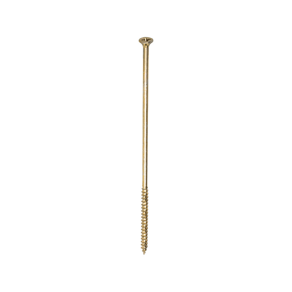 TIMCO Velocity Premium Multi-Use Countersunk Gold Woodscrews - 6.0 x 200 Box OF 100 - 60200VY