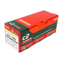 Load image into Gallery viewer, TIMCO C2 Clamp-Fix Multi-Purpose Premium Countersunk Gold Woodscrews - 8.0 x 200 Box OF 50 - 80200C2C
