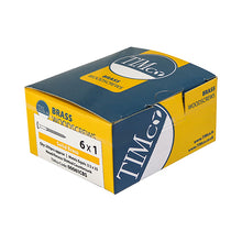 Load image into Gallery viewer, TIMCO Solid Brass Countersunk Woodscrews - 4 x 1/2 Box OF 200 - 00412CBS
