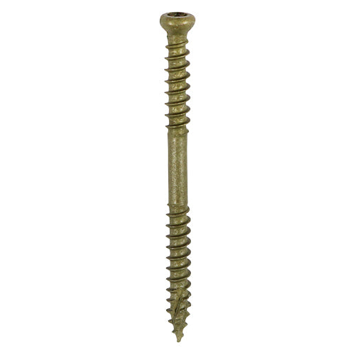 TIMCO C2 Deck-Fix Premium Cylinder Head Green Decking Screws - 4.5 x 60 Tub OF 250 - 433209