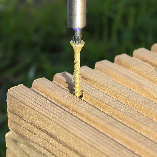 TIMCO C2 Deck-Fix Premium Countersunk Green Decking Screws - 4.5 x 75 Tub OF 250 - 75C2D250