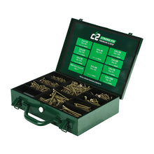 Load image into Gallery viewer, TIMCO C2 Strong-Fix Multi-Purpose Premium Countersunk Gold Woodscrews Assorted Case - 1,798 pcs Case OF 1 - C2SC
