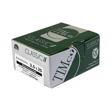 Load image into Gallery viewer, TIMCO Classic Multi-Purpose Countersunk Black Woodscrews - 4.0 x 25 Box OF 200 - 40025CLAB
