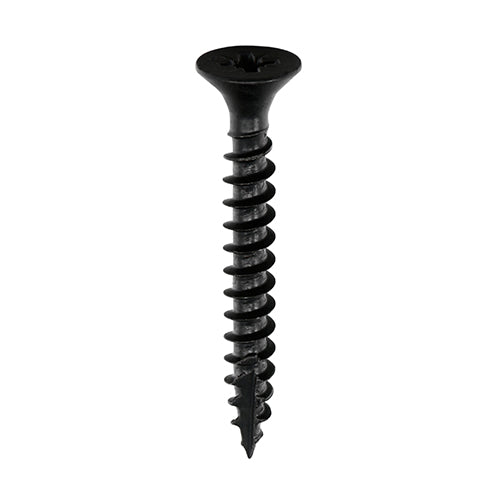 TIMCO Classic Multi-Purpose Countersunk Black Woodscrews - 4.0 x 40 Box OF 200 - 40040CLAB