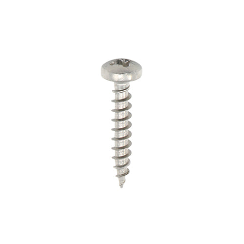 TIMCO Classic Multi-Purpose Pan Head A2 Stainless Steel Woodcrews - 4.0 x 20 Box OF 200 - 40020CLAPSS