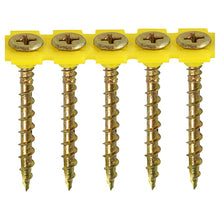 Load image into Gallery viewer, TIMCO Collated Solo Countersunk Gold Woodscrews - 4.5 x 60 Box OF 500 - 60SCOLY
