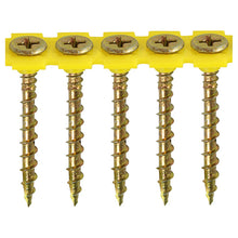 Load image into Gallery viewer, TIMCO Collated Solo Countersunk Gold Woodscrews - 4.5 x 70 Box OF 500 - 70SCOLY
