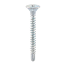 Load image into Gallery viewer, TIMCO Drywall Self-Drilling Bugle Head Silver Screws - 4.8 x 100 Box OF 500 - 00100PSDD
