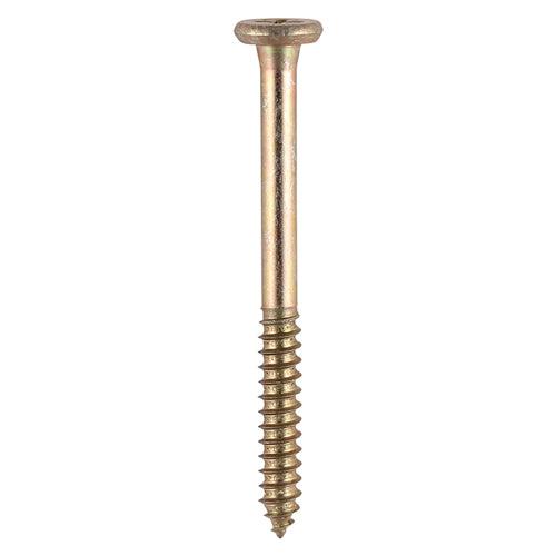 TIMCO Element Screws Shallow Pan Countersunk PH Self-Tapping Thread AB Point Yellow - 4.8 x 65 Box OF 200 - 192Y