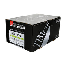Load image into Gallery viewer, TIMCO Self-Drilling Fiber Cement Board Exterior Silver Screw with BAZ Washer - 6.3 x 110 Box OF 50 - 731816
