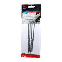 Load image into Gallery viewer, TIMCO Timber Screws Hex Flange Head A4 Stainless Steel - 6.7 x 100 Tube OF 25 - 100INDEXSST
