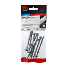 Load image into Gallery viewer, TIMCO Timber Screws Hex Flange Head A4 Stainless Steel - 6.7 x 100 Tube OF 25 - 100INDEXSST
