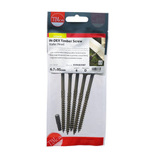 Load image into Gallery viewer, TIMCO Wafer Head Exterior Green Timber Screws  - 6.7 x 95 TIMpac OF 6 - 95INDEXWP
