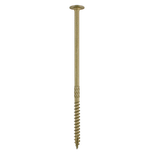 TIMCO Wafer Head Exterior Green Timber Screws  - 6.7 x 125 TIMpac OF 5 - 125INDEXWP