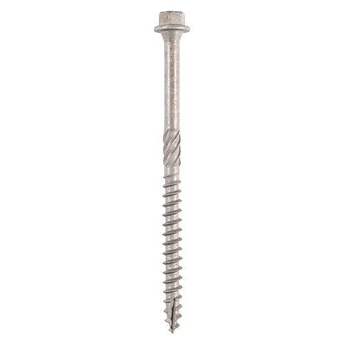 TIMCO Timber Screws Hex Flange Head A4 Stainless Steel - 6.7 x 50 Tube OF 25 - 50INDEXSST