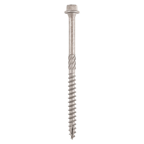 TIMCO Timber Screws Hex Flange Head A4 Stainless Steel - 6.7 x 150 Tube OF 25 - 150INDEXSST