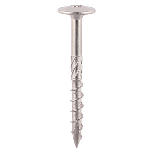 TIMCO Wafer Head A2 Stainless Steel Timber Screws  - 8.0 x 80 Tube OF 20 - 80INDEXWSST