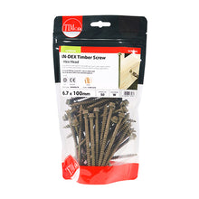 Load image into Gallery viewer, TIMCO Timber Screws Hex Flange Head Exterior Green - 6.7 x 100 Box OF 50 - 100IN
